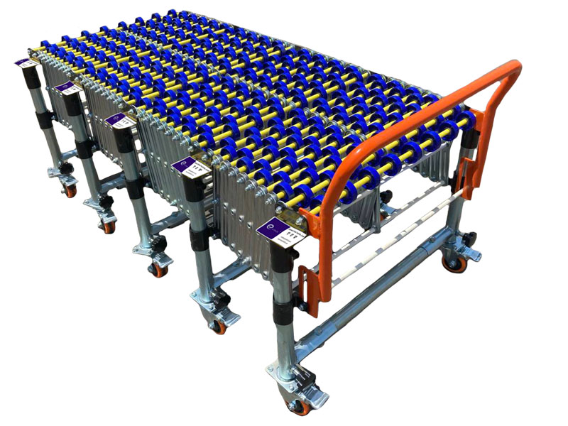 skate wheel conveyor rails